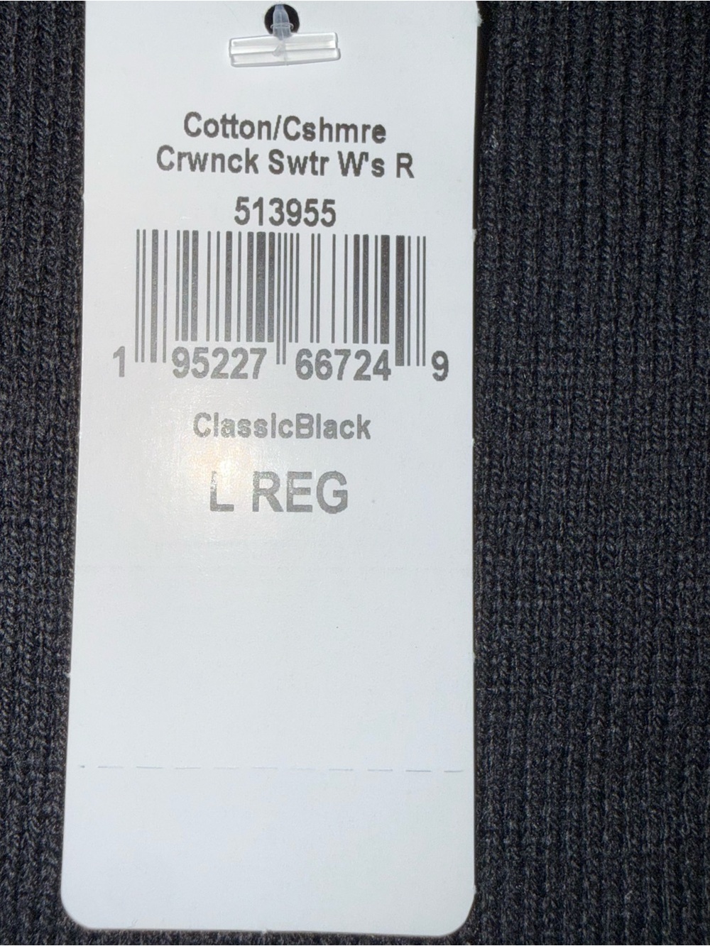 L.L. Bean Women’s Crewneck Sweater - Black Size L - Picture 7 of 8